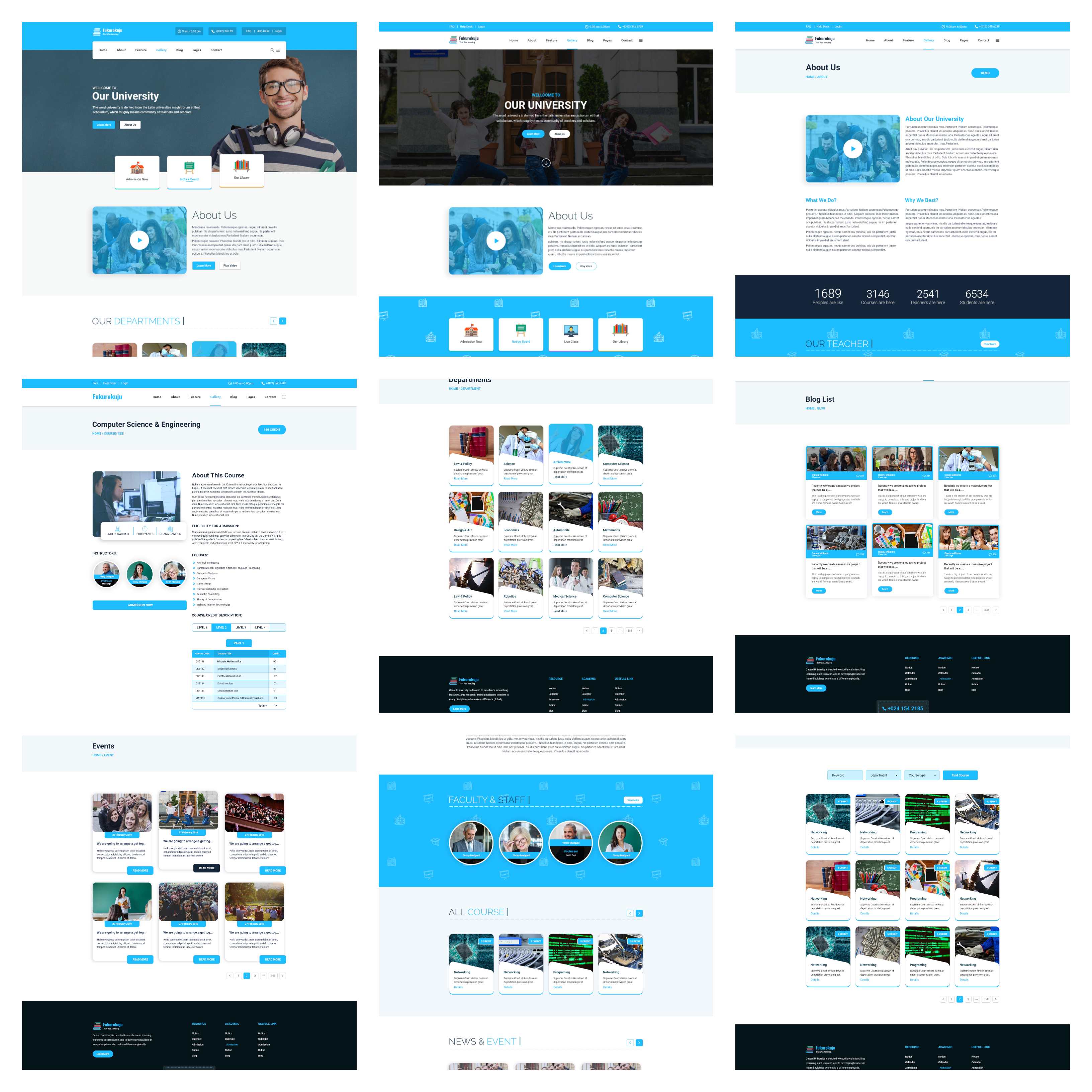 Technical Features - Universiteee - University & College Html Template